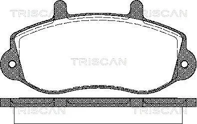 Brake Pad Set, disc brake (8110 10526)