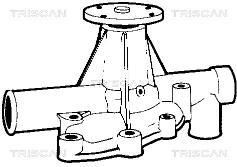Water Pump, engine cooling (8600 11019)