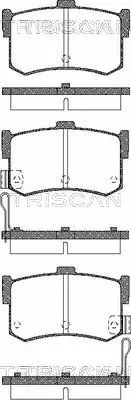 Brake Pad Set, disc brake (8110 43016)