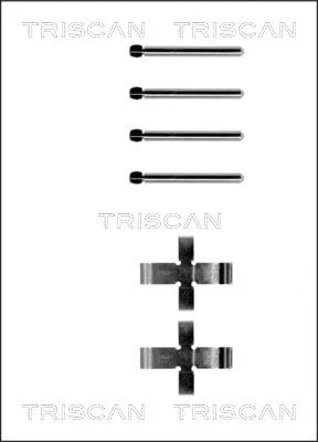 Accessory Kit, disc brake pad (8105 101141)
