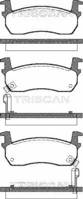 Brake Pad Set, disc brake (8110 14927)