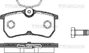 Brake Pad Set, disc brake (8110 16002)