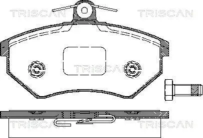 Brake Pad Set, disc brake (8110 29986)