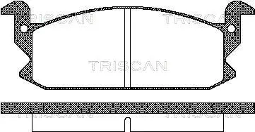 Brake Pad Set, disc brake (8110 41122)
