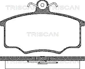 Brake Pad Set, disc brake (8110 29945)