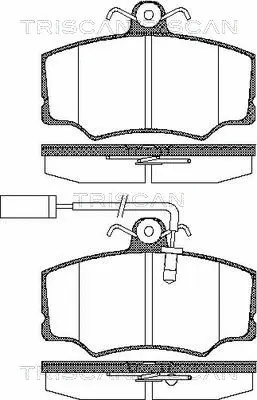 Brake Pad Set, disc brake (8110 12991)