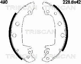 Brake Shoe Set (8100 10490)