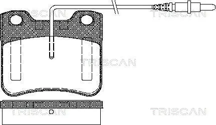 Brake Pad Set, disc brake (8110 28958)
