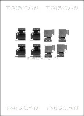 Accessory Kit, disc brake pad (8105 101627)