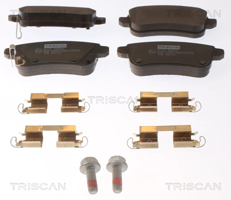Brake Pad Set, disc brake (8110 25055)