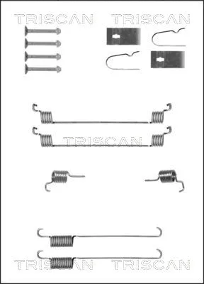 Accessory Kit, brake shoes (8105 102617)