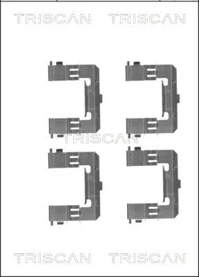 Accessory Kit, disc brake pad (8105 101655)
