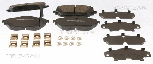 Brake Pad Set, disc brake (8110 13118)