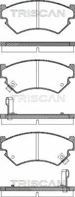 Brake Pad Set, disc brake (8110 68176)