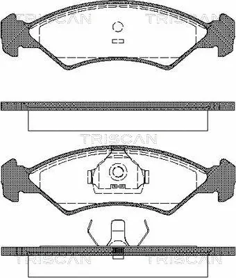 Brake Pad Set, disc brake (8110 16300)