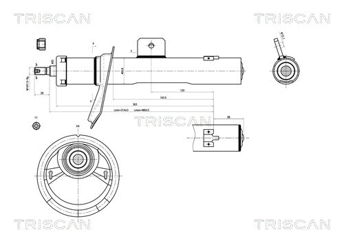 Shock Absorber (8705 28101)