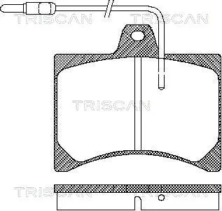 Brake Pad Set, disc brake (8110 10790)