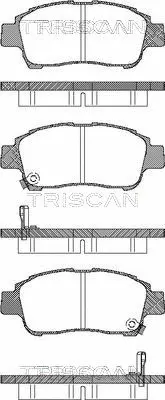 Brake Pad Set, disc brake (8110 13019)