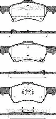Brake Pad Set, disc brake (8110 80535)