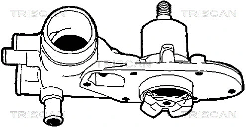 Water Pump, engine cooling (8600 28001)