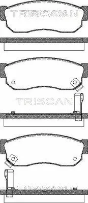 Brake Pad Set, disc brake (8110 14035)