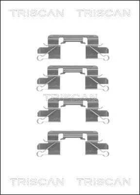 Accessory Kit, disc brake pad (8105 101657)