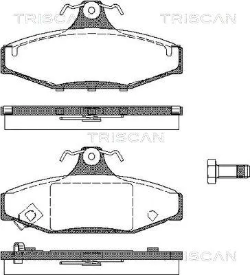 Brake Pad Set, disc brake (8110 10539)