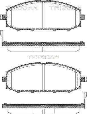 Brake Pad Set, disc brake (8110 14024)