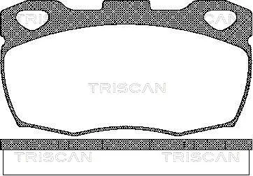 Brake Pad Set, disc brake (8110 17003)