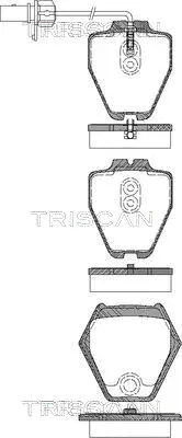 Brake Pad Set, disc brake (8110 29045)