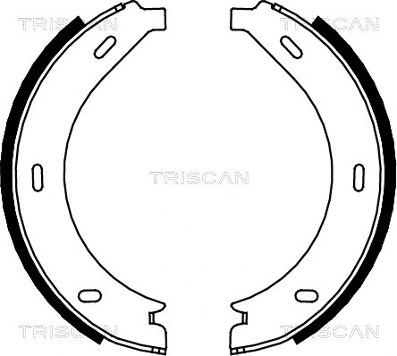 Brake Shoe Set, parking brake (8100 23023)