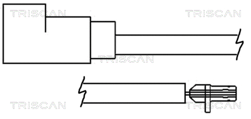 Warning Contact, brake pad wear (8115 16001)
