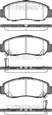 Brake Pad Set, disc brake (8110 40057)