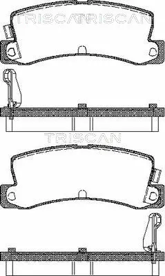 Brake Pad Set, disc brake (8110 13955)