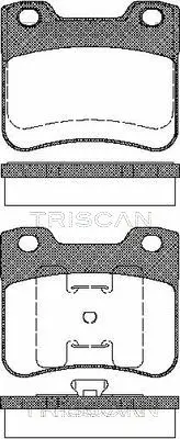 Brake Pad Set, disc brake (8110 28005)