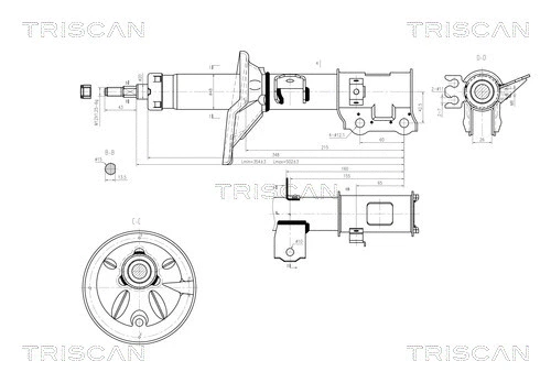 Shock Absorber (8705 43102)