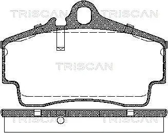 Brake Pad Set, disc brake (8110 29163)