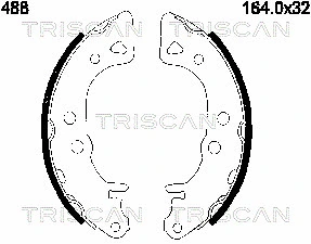 Brake Shoe Set (8100 10488)