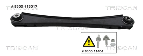 Control/Trailing Arm, wheel suspension (8500 115017)