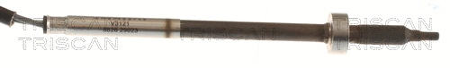 Sensor, exhaust gas temperature