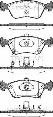 Brake Pad Set, disc brake (8110 13018)