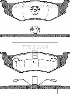 Brake Pad Set, disc brake (8110 10521)