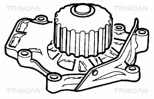 Water Pump, engine cooling (8600 40002)