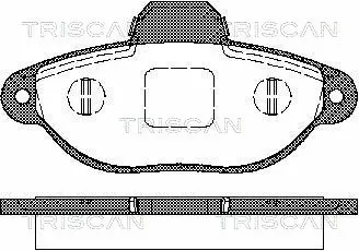 Brake Pad Set, disc brake (8110 15025)