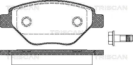 Brake Pad Set, disc brake (8110 25019)