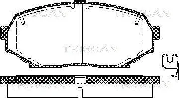 Brake Pad Set, disc brake (8110 50016)