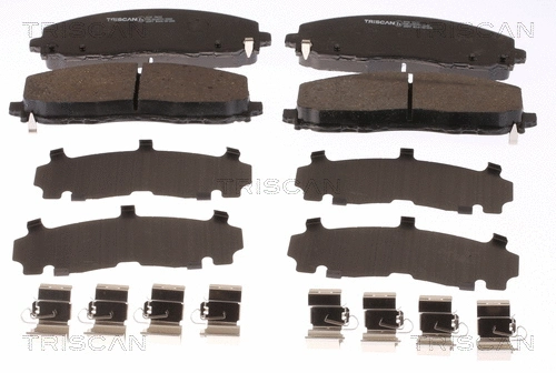 Brake Pad Set, disc brake (8110 10612)