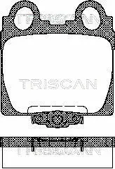 Brake Pad Set, disc brake (8110 13042)