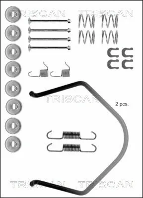 Accessory Kit, brake shoes (8105 132506)