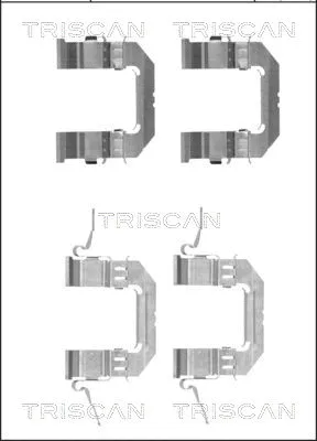 Accessory Kit, disc brake pad (8105 141600)